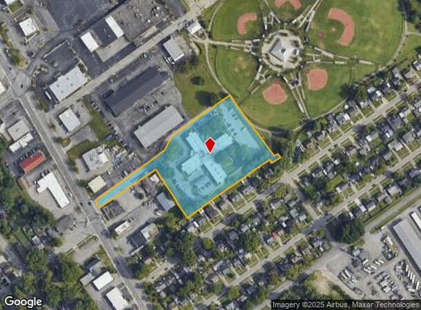  586 Eastern Blvd, Clarksville, IN Parcel Map