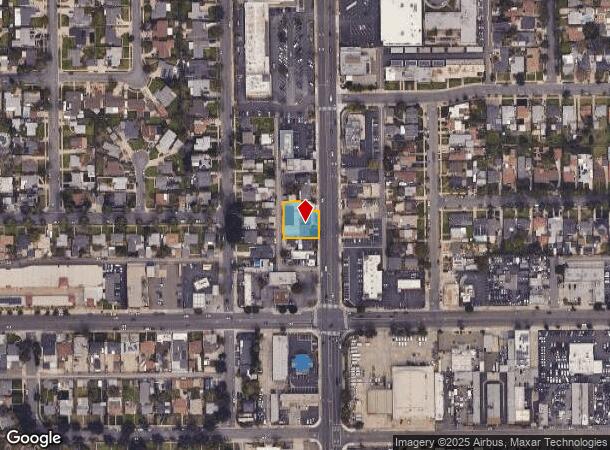  125 N Euclid St, Fullerton, CA Parcel Map