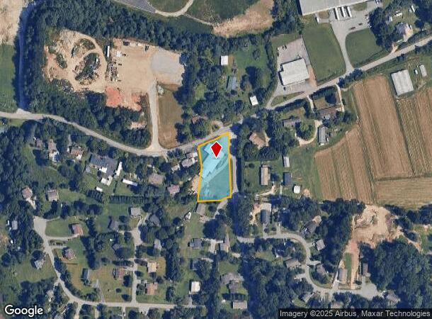 425 Crest Rd, East Flat Rock, NC Parcel Map