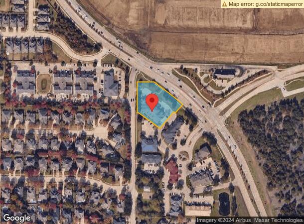  1033 Long Prairie Rd, Flower Mound, TX Parcel Map