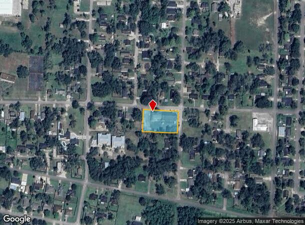  629 E Bernard St, West Columbia, TX Parcel Map