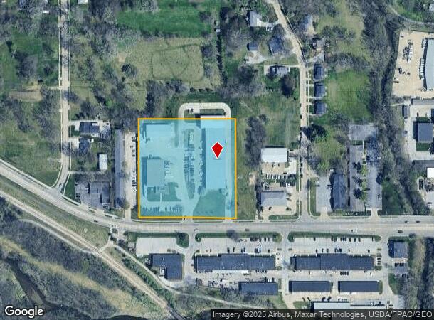 7555 University Ave, Clive, IA Parcel Map