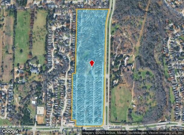 2501 W Sublett Rd, Arlington, TX Parcel Map