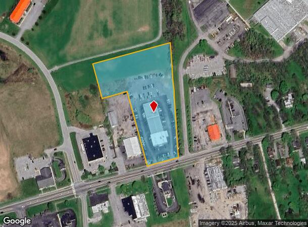  115 W Main St, Honeoye Falls, NY Parcel Map