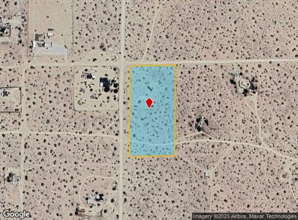  2345 Landers Ln, Landers, CA Parcel Map