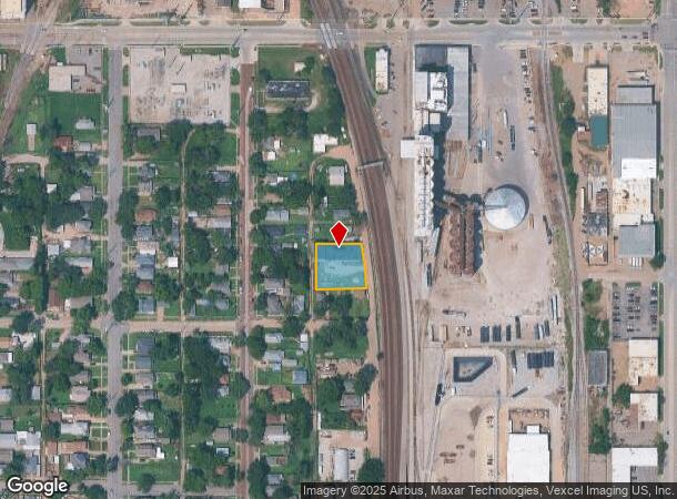  1715 N Santa Fe St, Wichita, KS Parcel Map