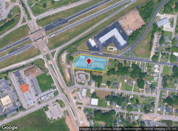 1604 N University Ave, Lafayette, LA Parcel Map