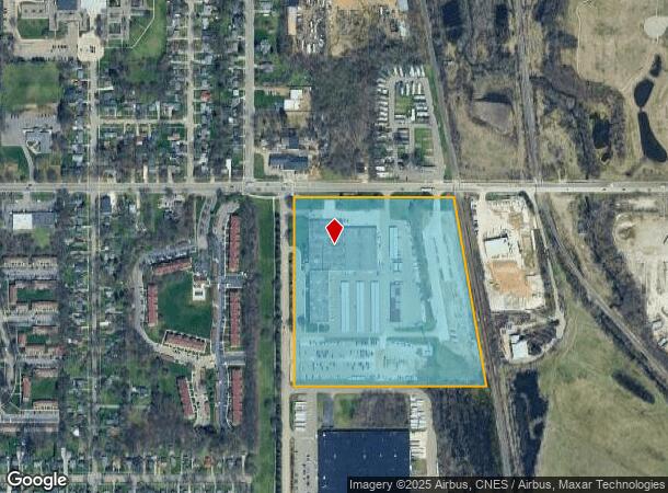 2500 E Cork St, Kalamazoo, MI Parcel Map