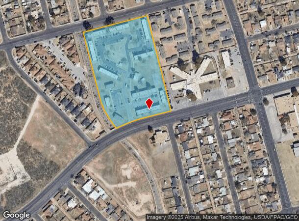 2550 W 8Th St, Odessa, TX Parcel Map