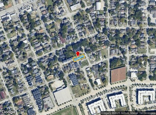  1611 Common St, Houston, TX Parcel Map