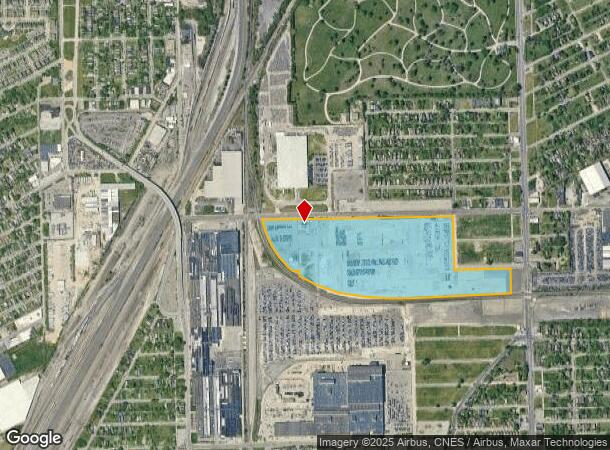  6700 Lynch Rd, Detroit, MI Parcel Map