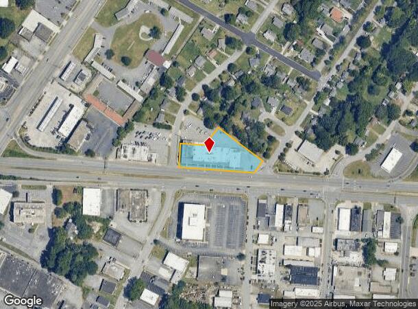  1101 E Wendover Ave, Greensboro, NC Parcel Map
