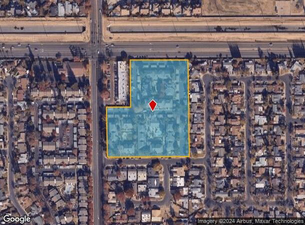  1500 Lakewood Ave, Modesto, CA Parcel Map