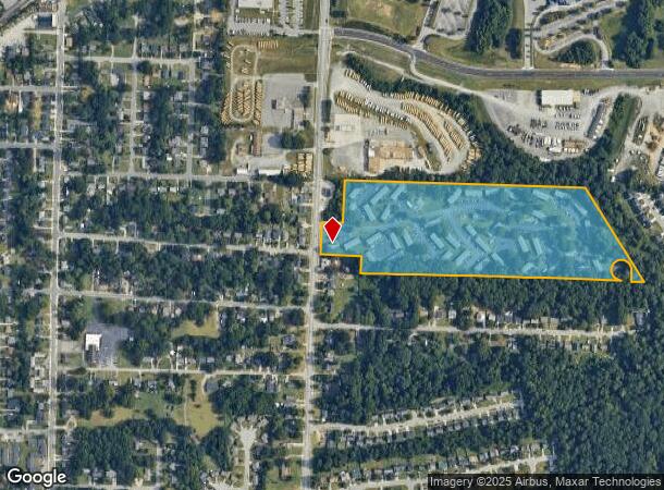 3900 Hahns Ln, Greensboro, NC Parcel Map