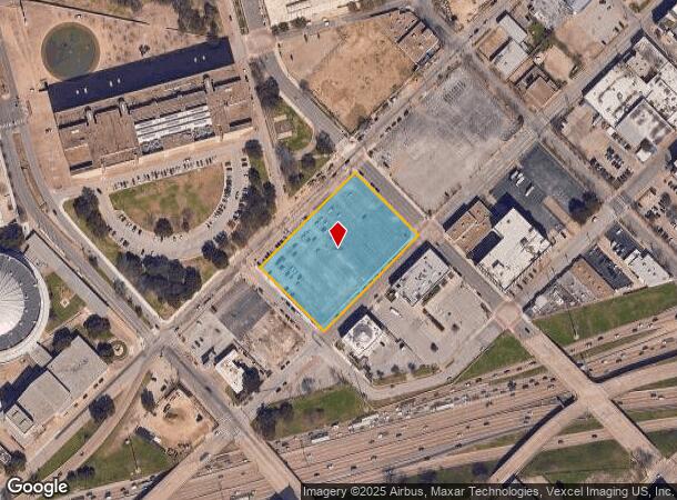  1600 Canton St, Dallas, TX Parcel Map