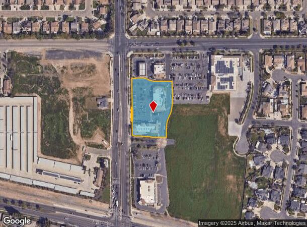  1208 N Demaree St, Visalia, CA Parcel Map