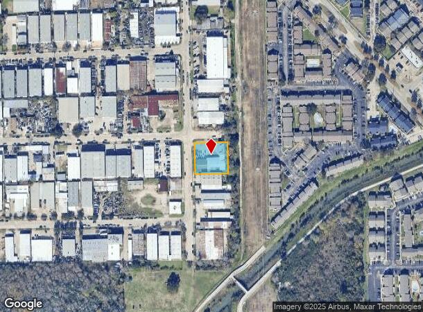  9903 Honeywell St, Houston, TX Parcel Map