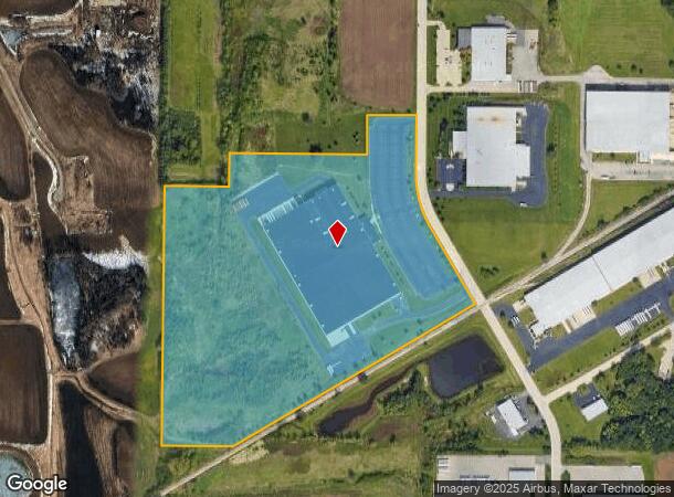  2155 S Oakwood Rd, Oshkosh, WI Parcel Map