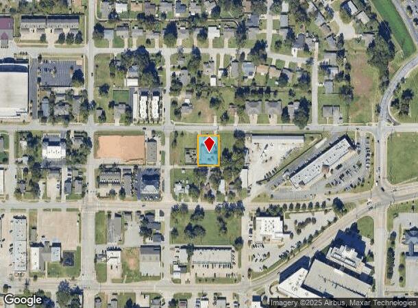  612 E B St, Jenks, OK Parcel Map