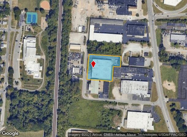  1250 Memory Ln N, Columbus, OH Parcel Map