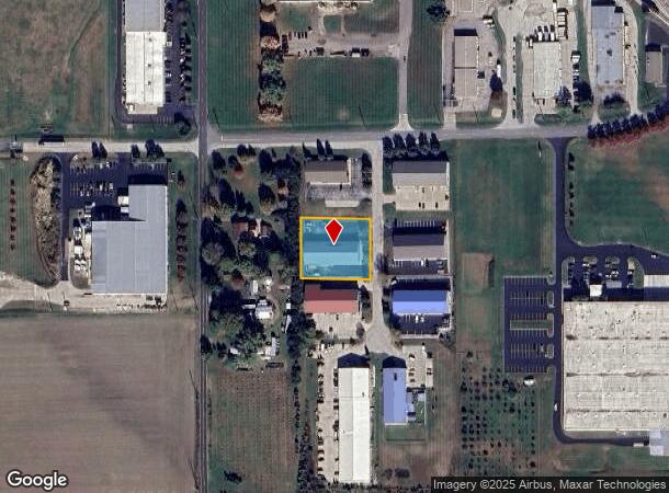 1542 Southpark Ct, Columbus, IN Parcel Map