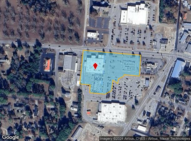  1301-1317 W Broad St, Elizabethtown, NC Parcel Map