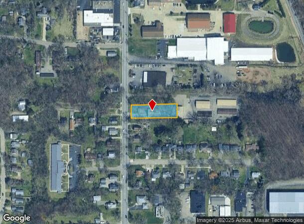  3617 S Burdick St, Kalamazoo, MI Parcel Map