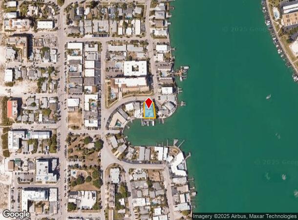  663 Bay Esplanade, Clearwater Beach, FL Parcel Map