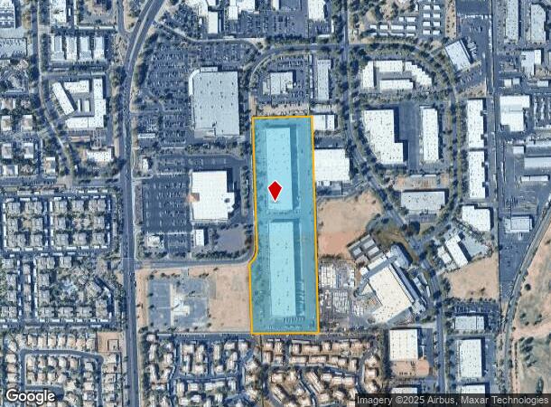  1343 N Colorado St, Gilbert, AZ Parcel Map