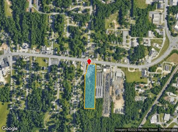  2801 W English Rd, High Point, NC Parcel Map