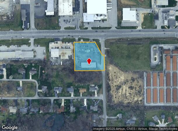  2107 W Coliseum Blvd, Fort Wayne, IN Parcel Map