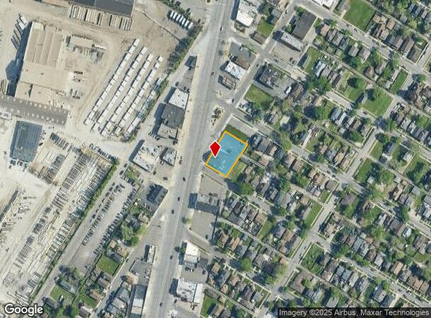  261 Burke St, River Rouge, MI Parcel Map