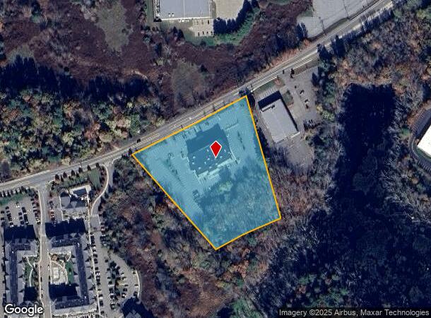 1280 W Central St, Franklin, MA Parcel Map