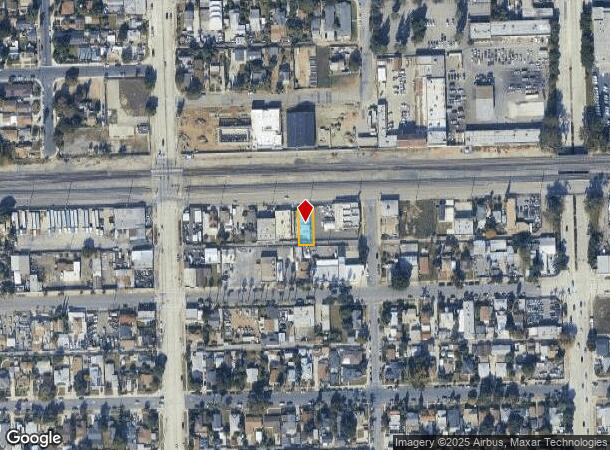 1032 W 1St St, Pomona, CA Parcel Map