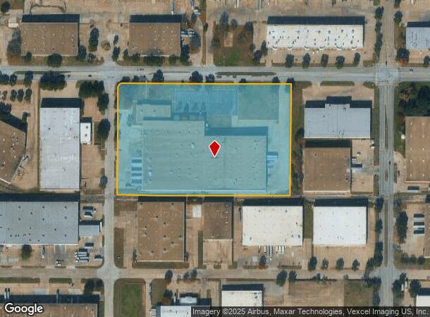 1102 W Carrier Pkwy, Grand Prairie, TX Parcel Map