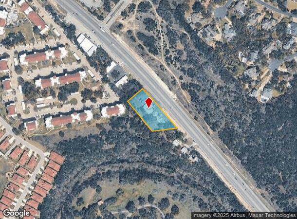 12307 W Highway 71, Bee Cave, TX Parcel Map