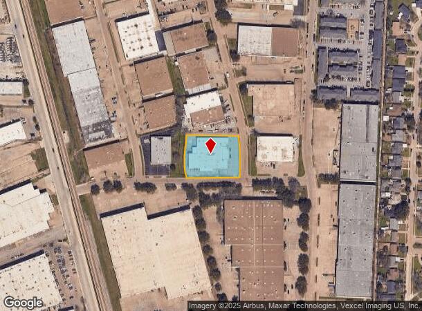 11211 Gemini Ln, Dallas, TX Parcel Map