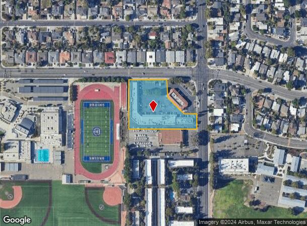  1052 Kiely Blvd, Santa Clara, CA Parcel Map