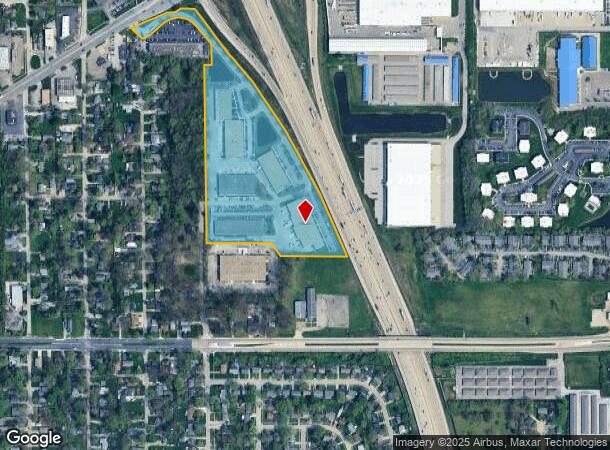  3880 Pendleton Way, Indianapolis, IN Parcel Map