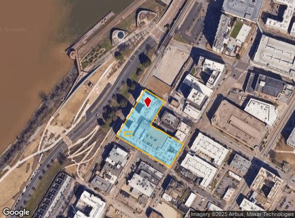  275 S Front St, Memphis, TN Parcel Map