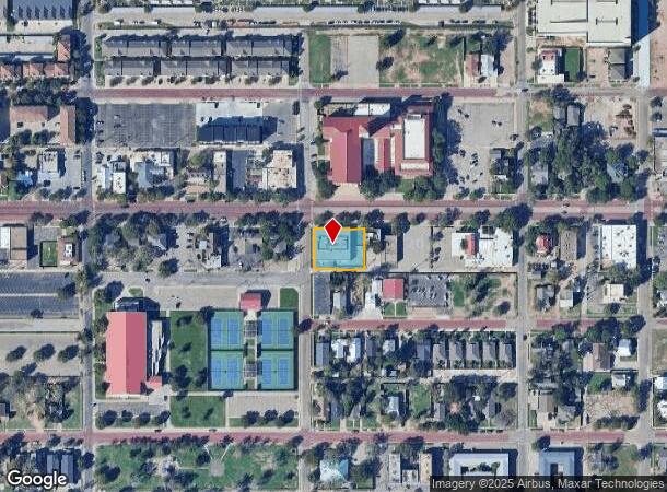  1921 Broadway, Lubbock, TX Parcel Map