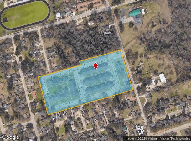  1101 S 7Th St, Conroe, TX Parcel Map