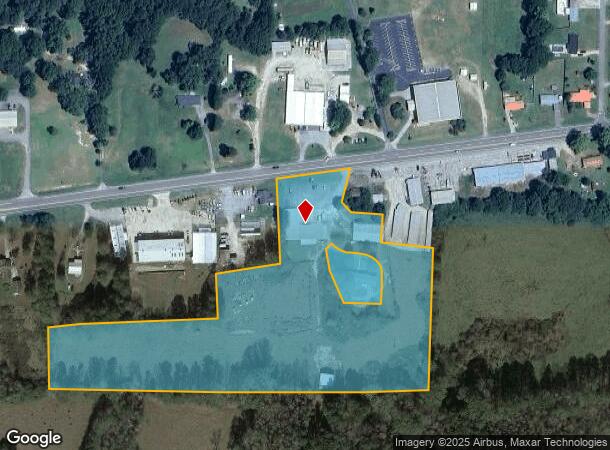  1385 E Highway 166, Bowdon, GA Parcel Map