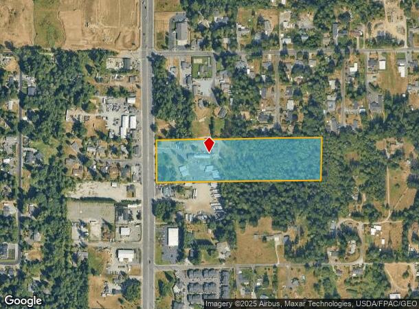  13811 Canyon Rd E, Puyallup, WA Parcel Map