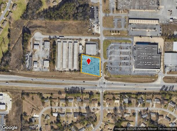  1711 Key St, Macon, GA Parcel Map