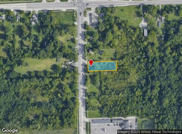  7221 Merriman Rd, Romulus, MI Parcel Map