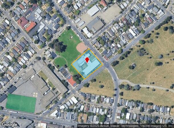 6325 Camden St, Oakland, CA Parcel Map