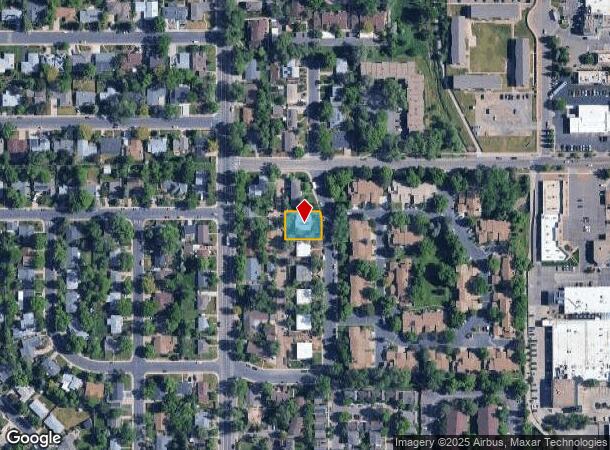  3165 Arnett St, Boulder, CO Parcel Map