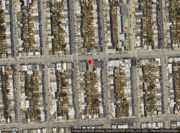  3821 Noriega St, San Francisco, CA Parcel Map