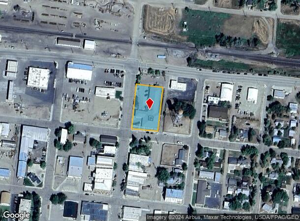  100 Indiana St, Chinook, MT Parcel Map